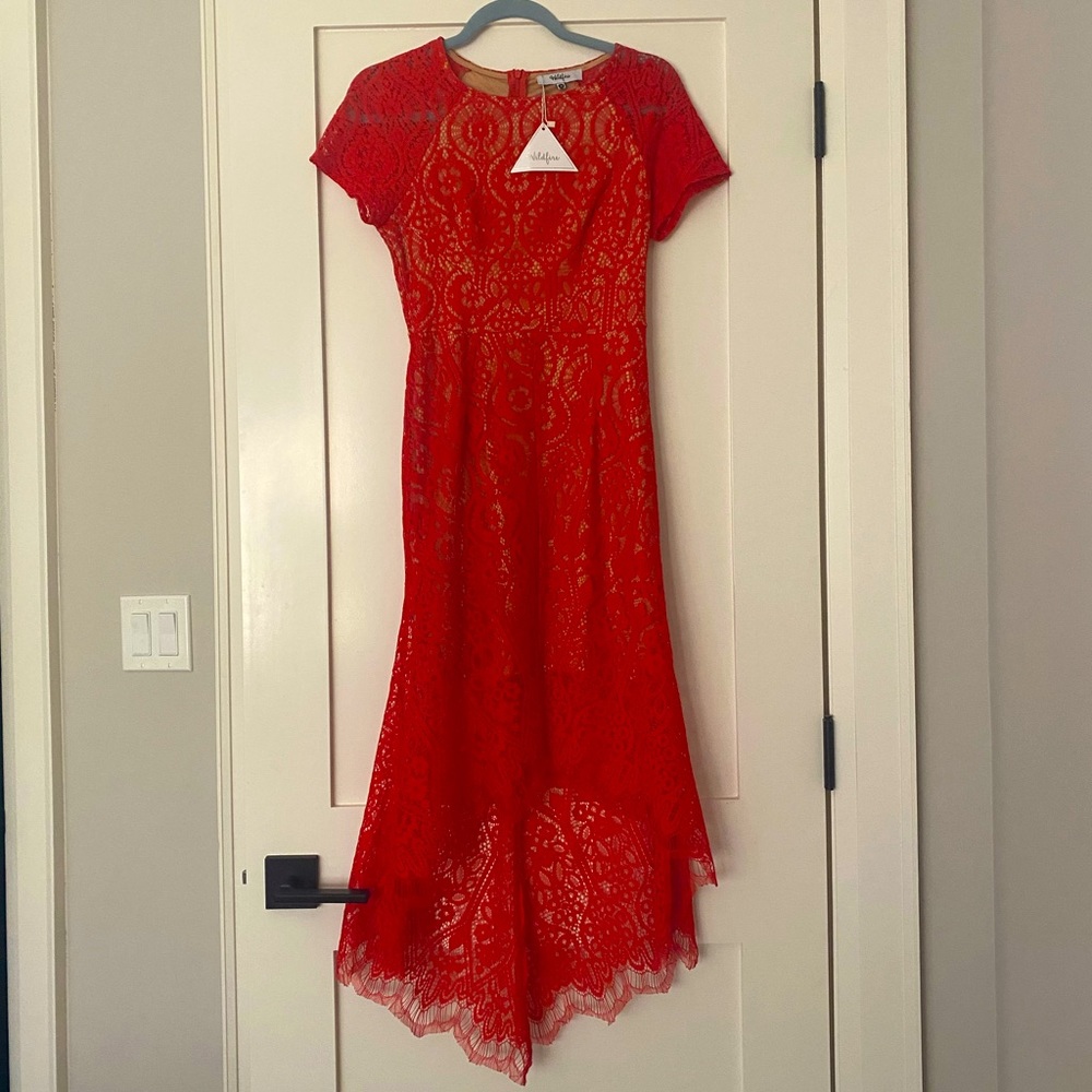 WILDFIRE short sleeve high low dress